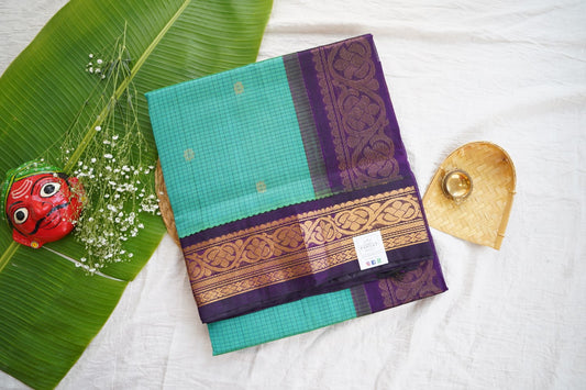 Kanchi Handloom Silk Cotton Saree-Pc15542