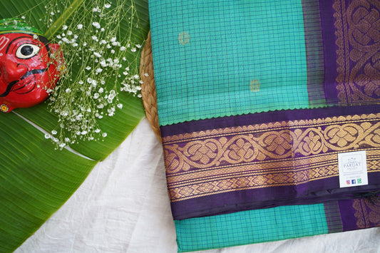 Kanchi Handloom Silk Cotton Saree-Pc15542