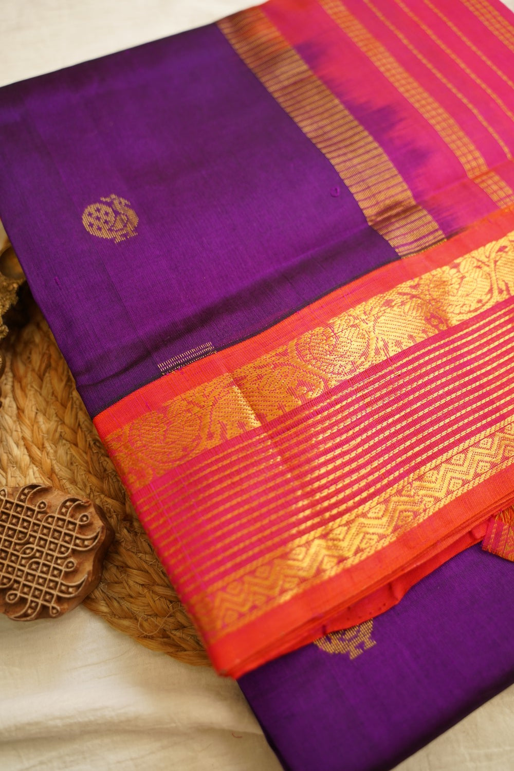Kanchi Silk Cotton Saree PC18477