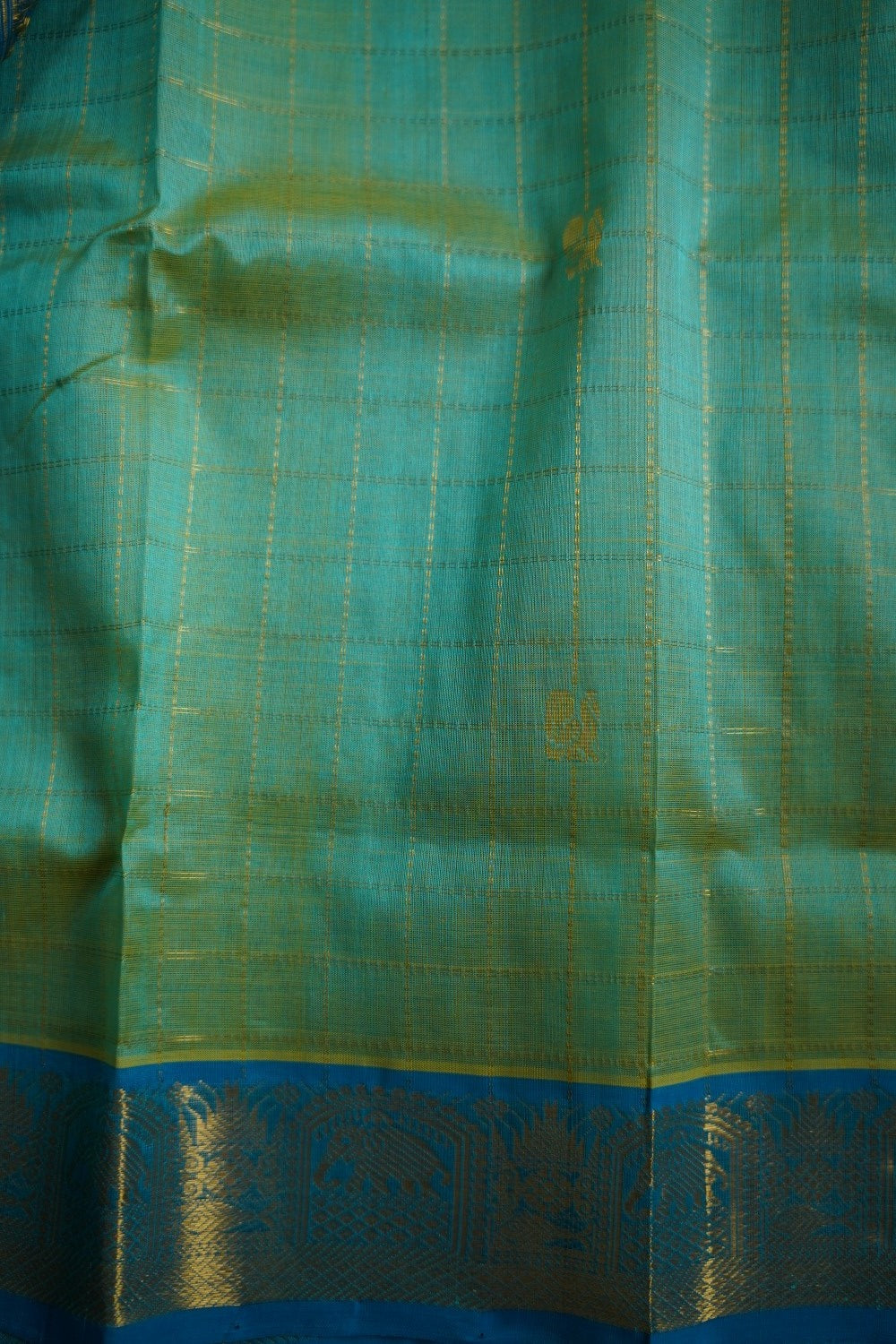 10 Yards Kanchi Handloom Silk Cotton Saree PC11104