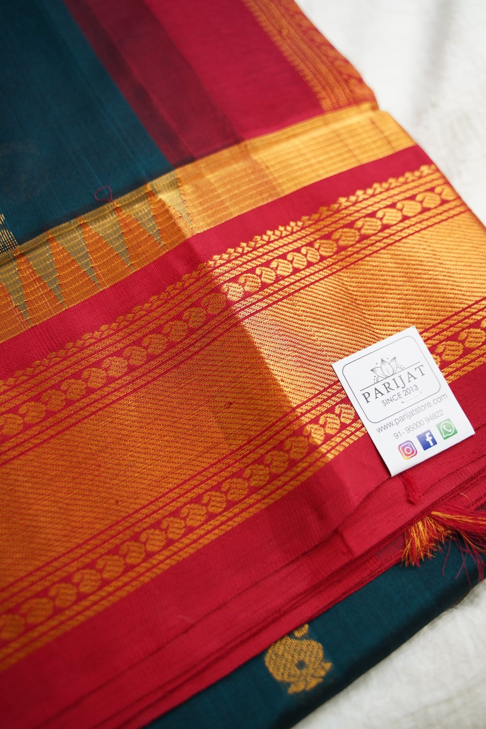 Kanchi Silk Cotton Saree PC18479