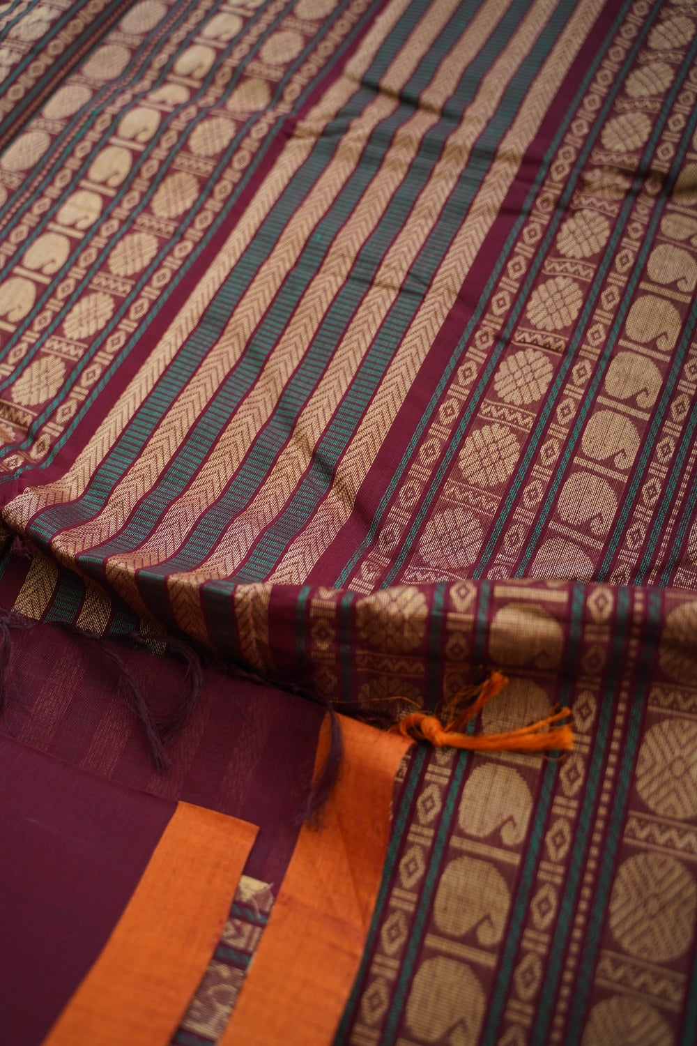 Kanchi handloom Cotton Saree PC17400