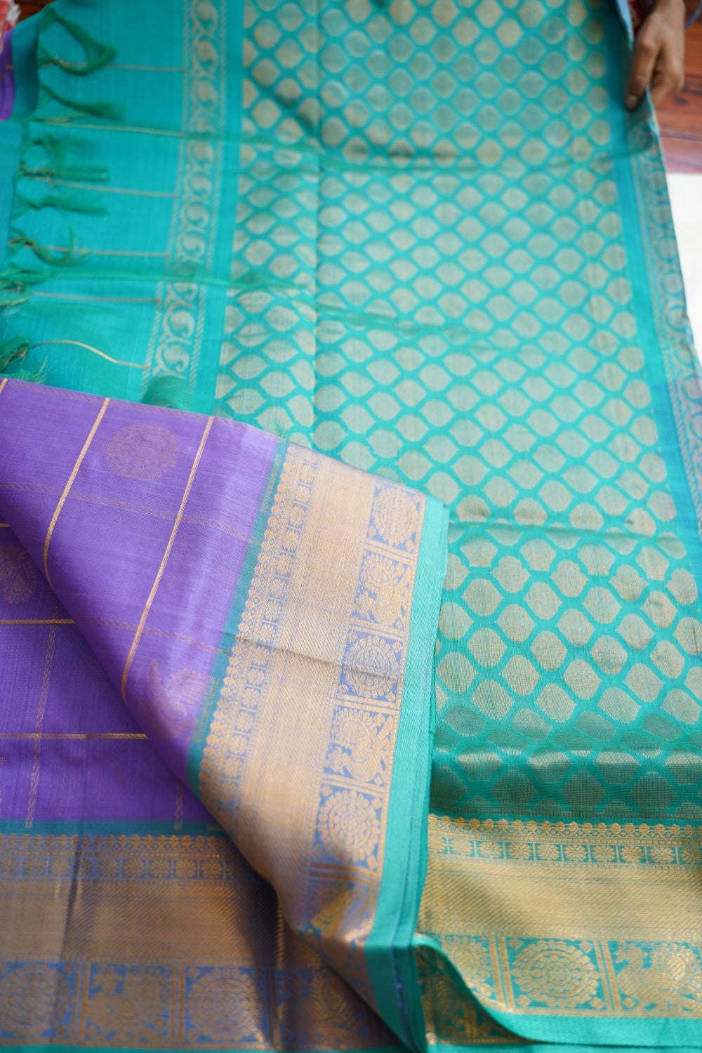 Kanchi Silk Cotton Saree PC18468