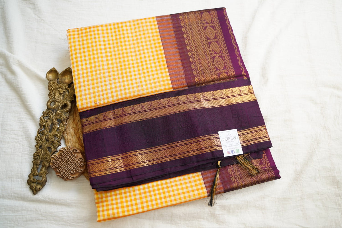 Kanchi Silk Cotton Saree PC18476