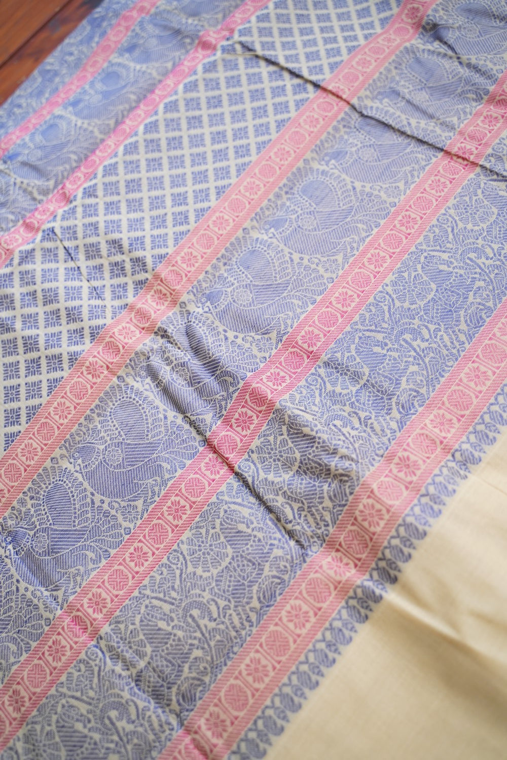 Kanchi handloom Cotton Saree PC17385