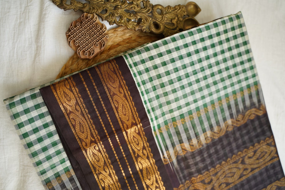 Kanchi Silk Cotton Saree PC18464
