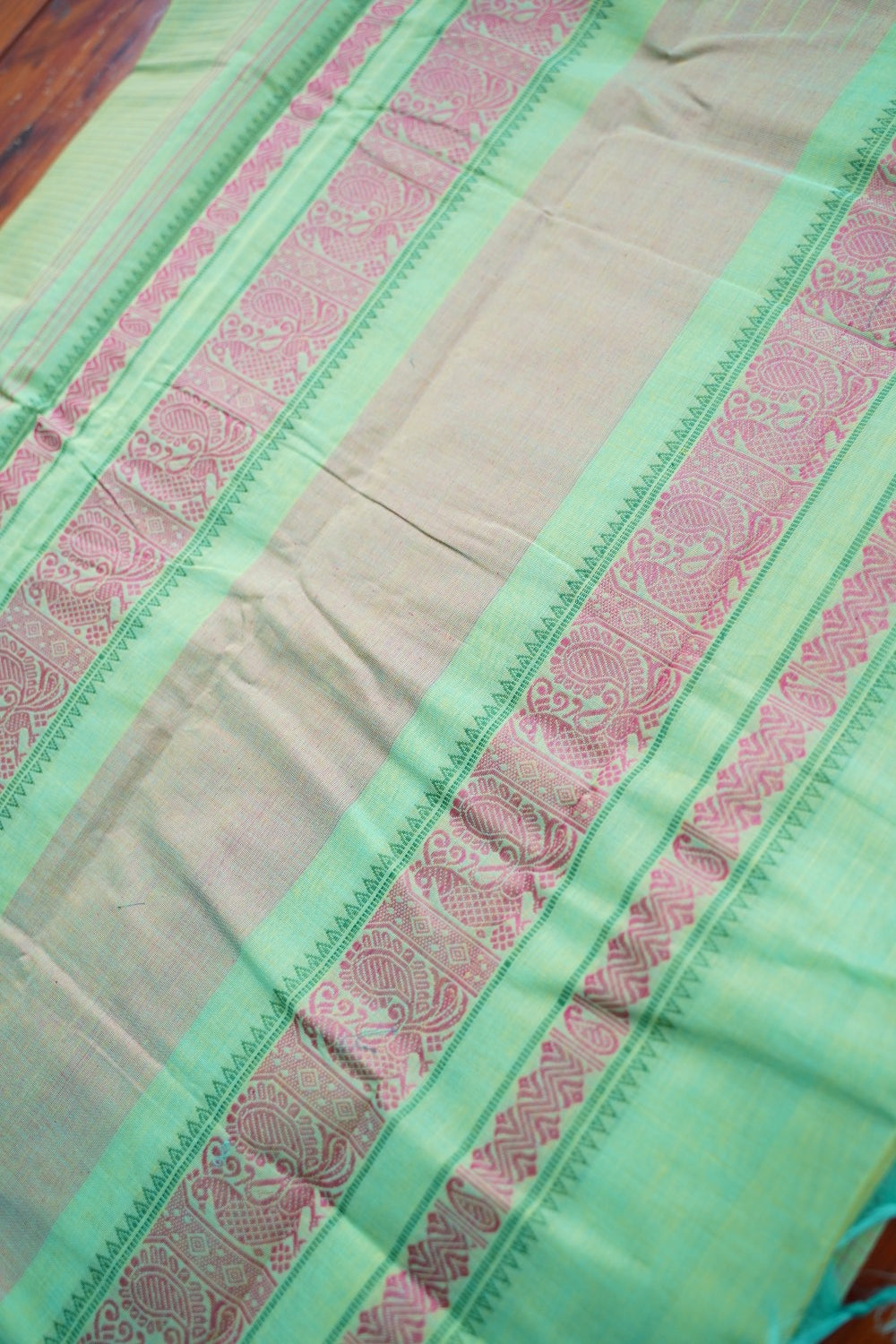 Kanchi handloom Cotton Saree PC17399