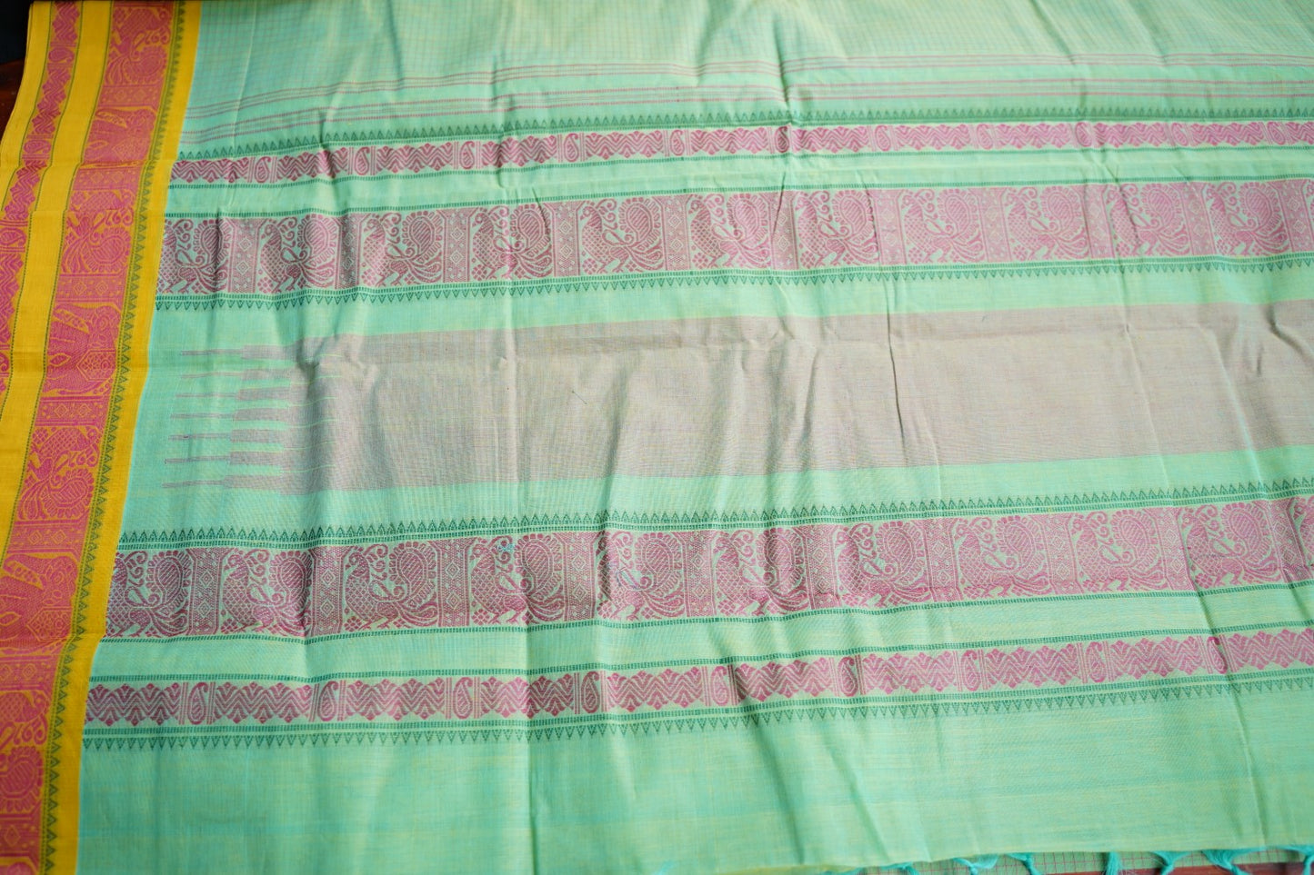 Kanchi handloom Cotton Saree PC17399