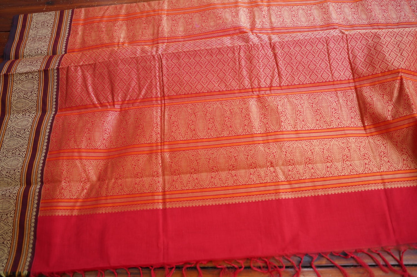 Kanchi handloom Cotton Saree PC17406