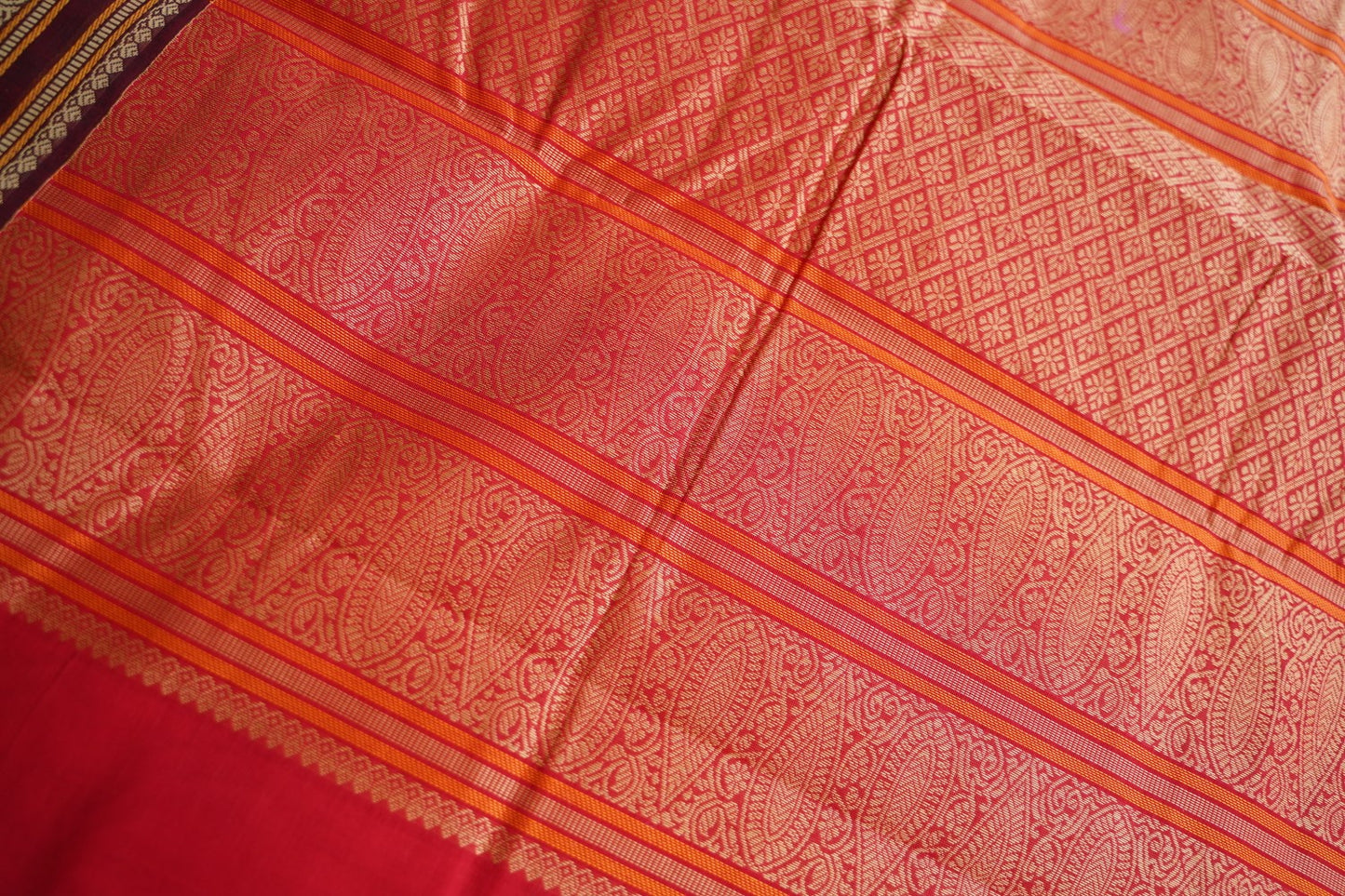 Kanchi handloom Cotton Saree PC17406