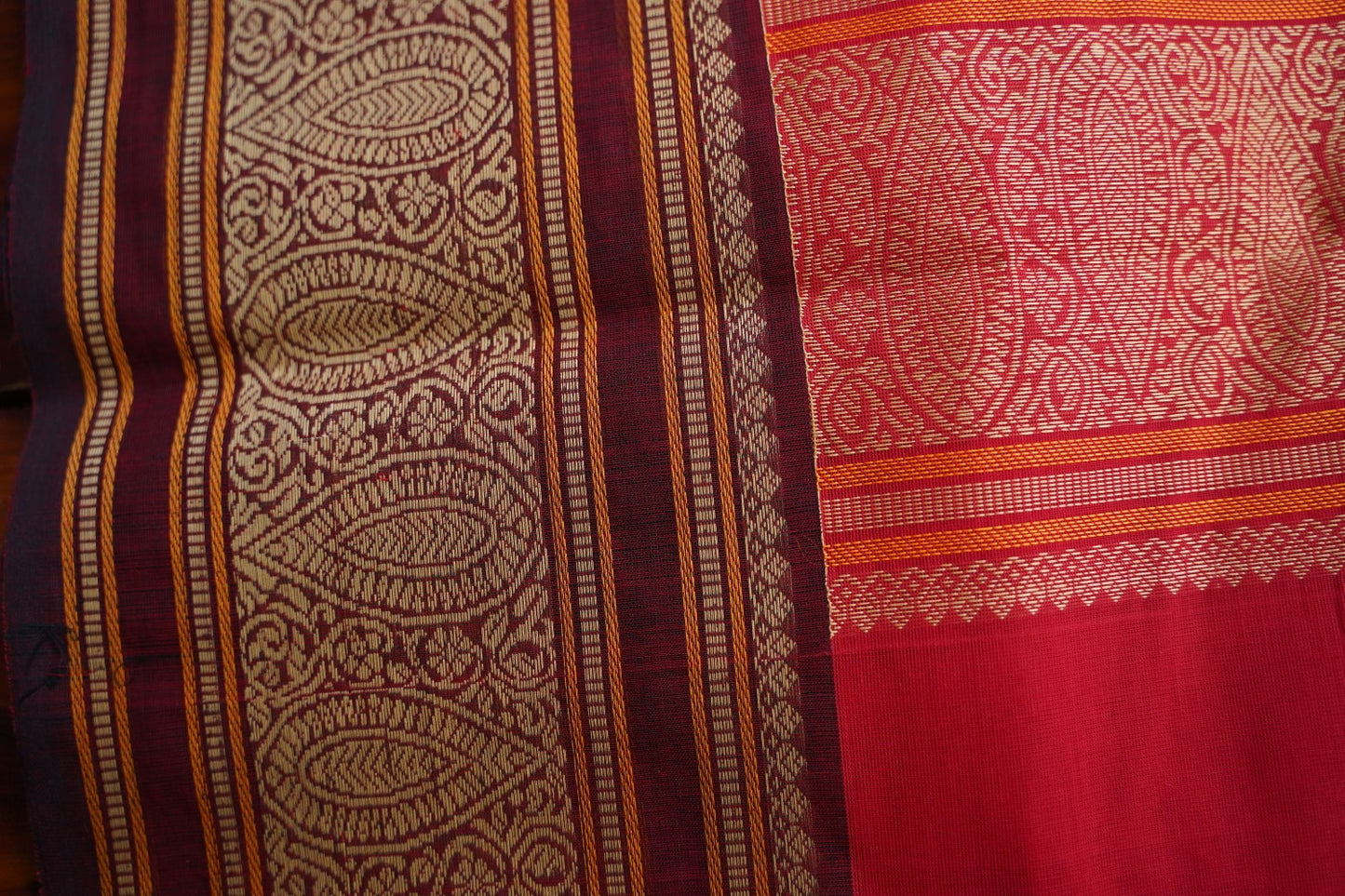 Kanchi handloom Cotton Saree PC17406