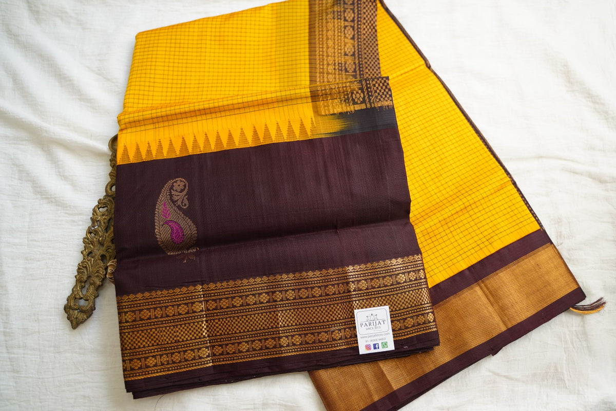 Kanchi Silk Cotton Saree PC18461