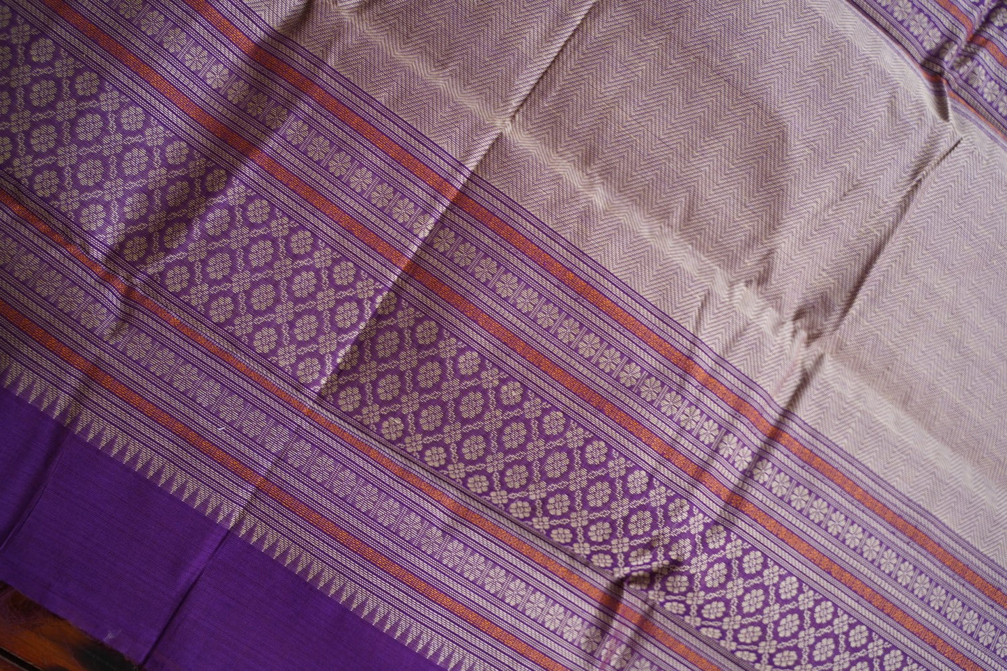 Kanchi handloom Cotton Saree PC17398