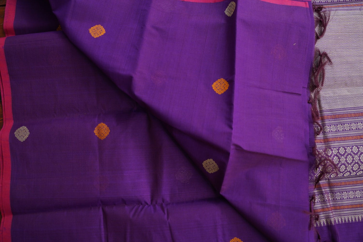 Kanchi handloom Cotton Saree PC17398