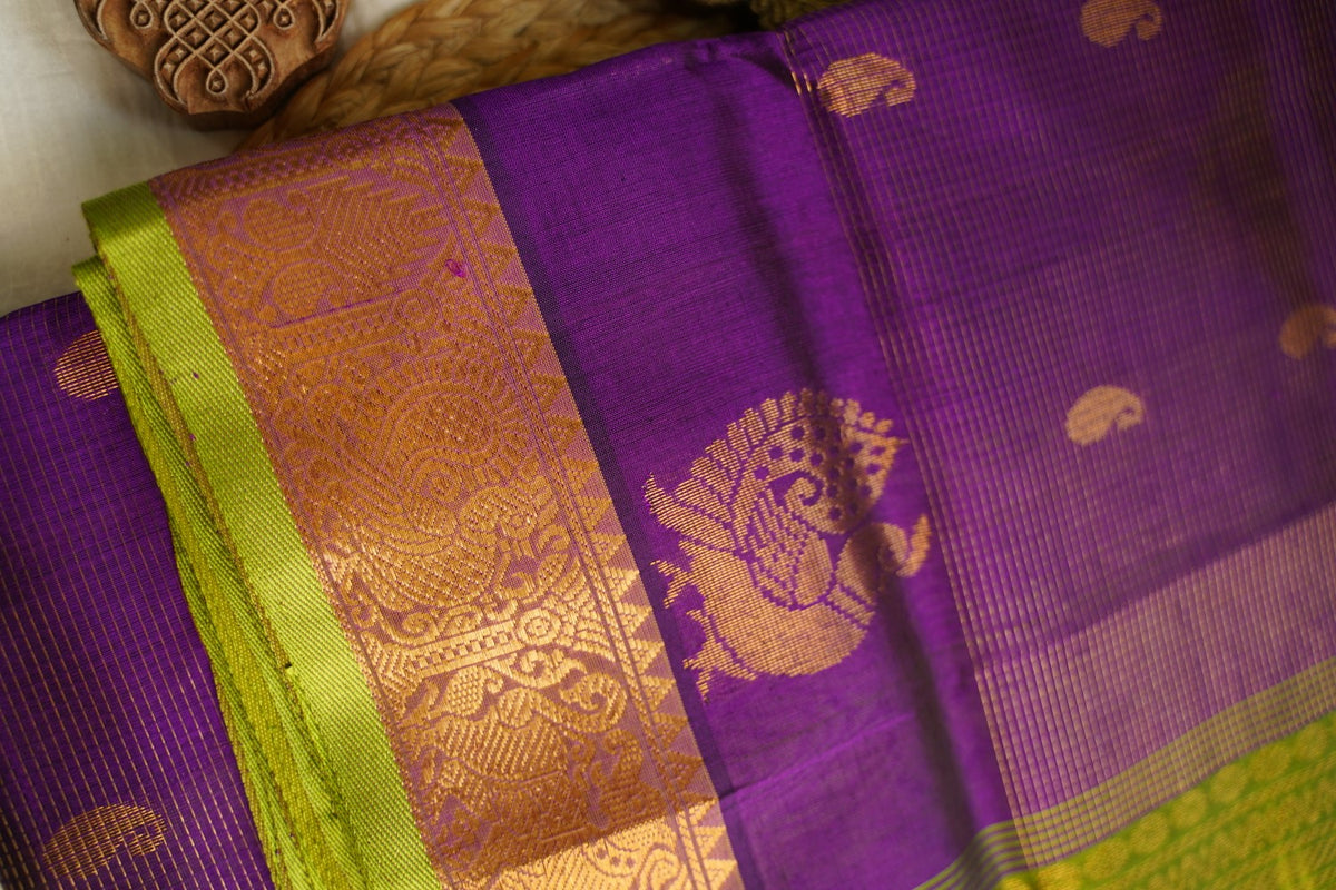 Kanchi Handloom Silk Cotton Saree PC18495