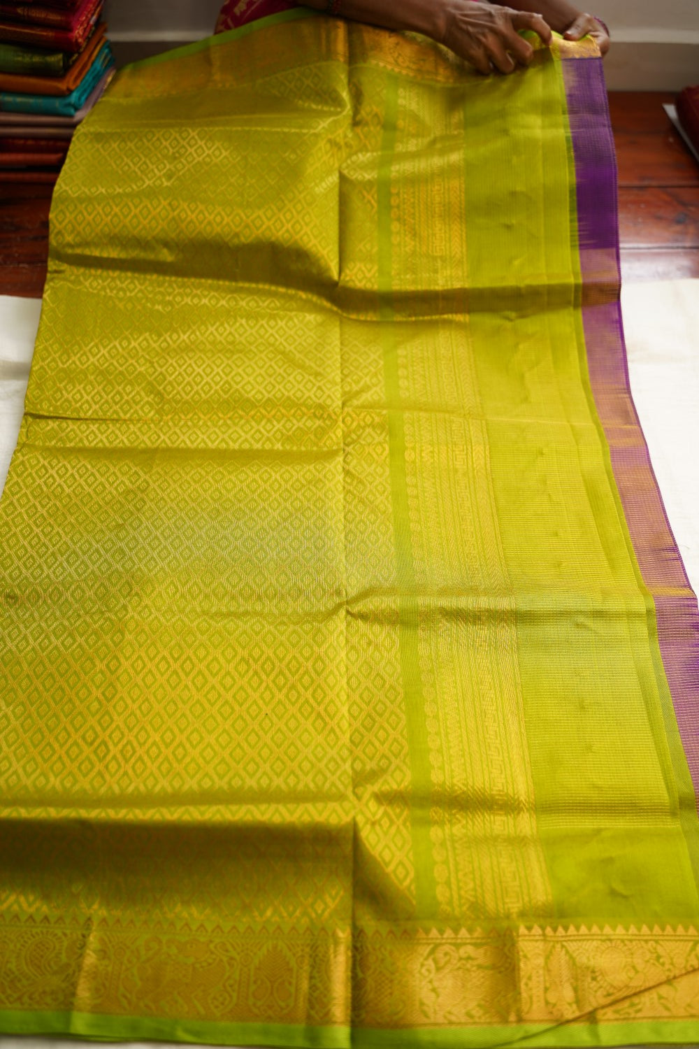 Kanchi Handloom Silk Cotton Saree PC18495