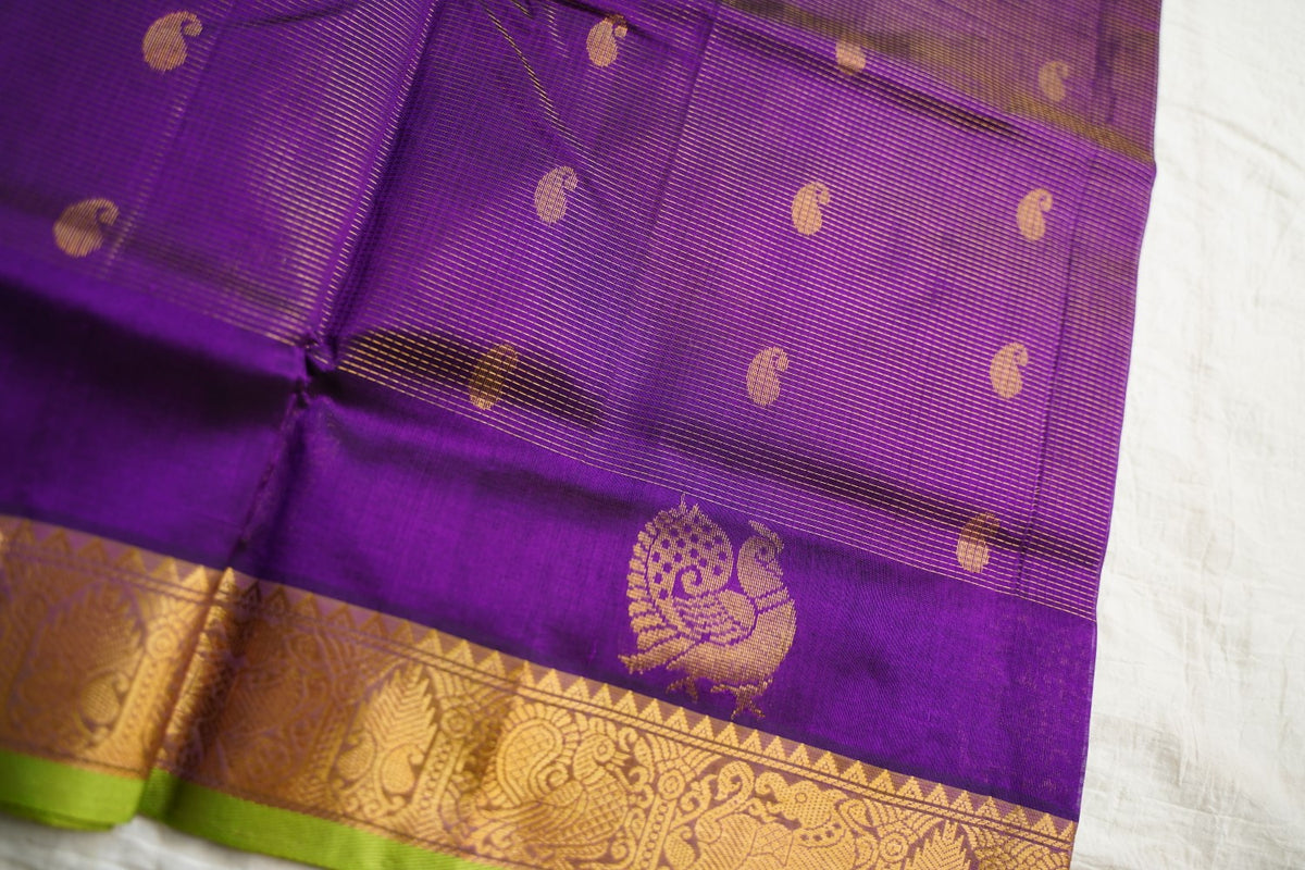 Kanchi Handloom Silk Cotton Saree PC18495