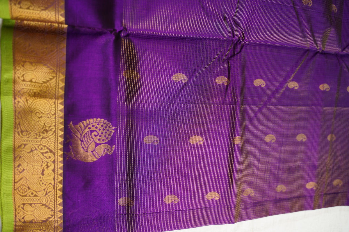Kanchi Handloom Silk Cotton Saree PC18495