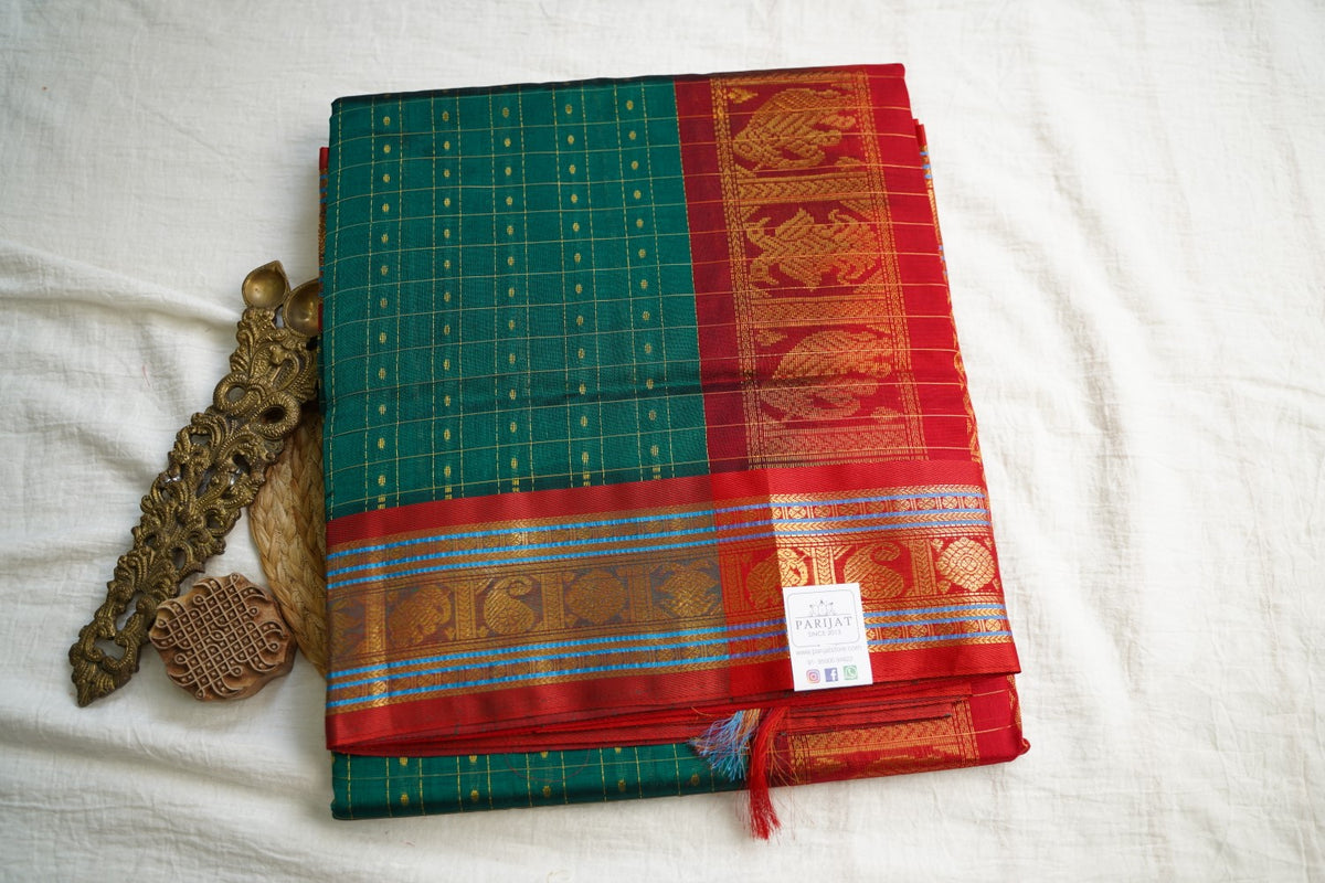 Kanchi Silk Cotton Saree PC18496