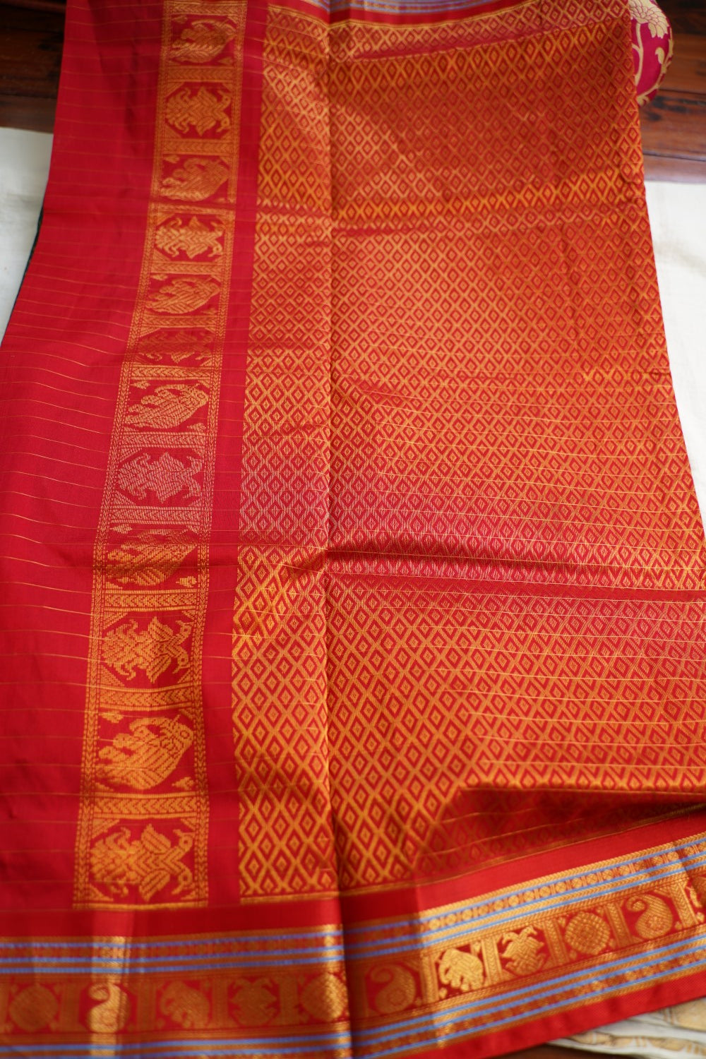 Kanchi Silk Cotton Saree PC18496