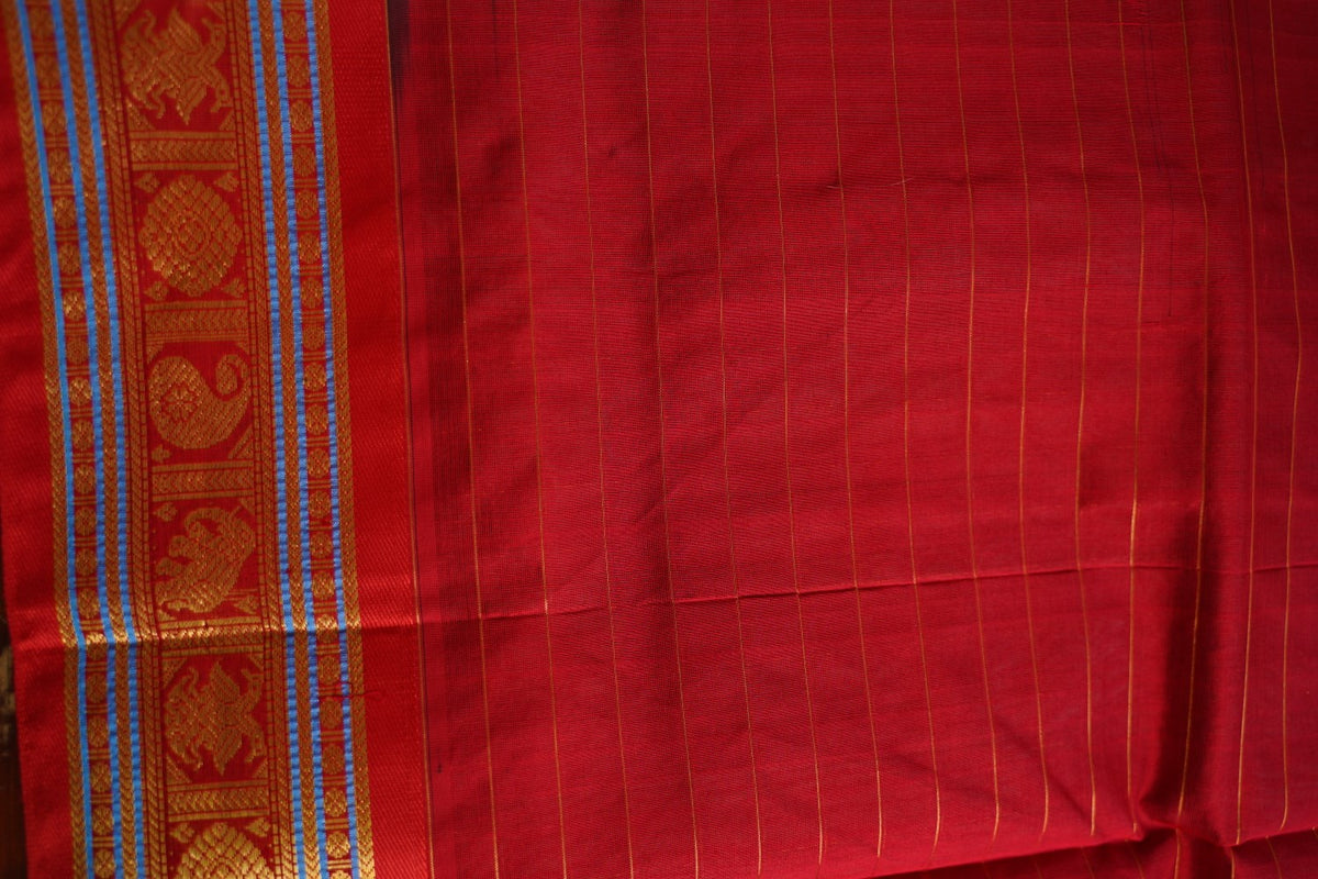 Kanchi Silk Cotton Saree PC18496