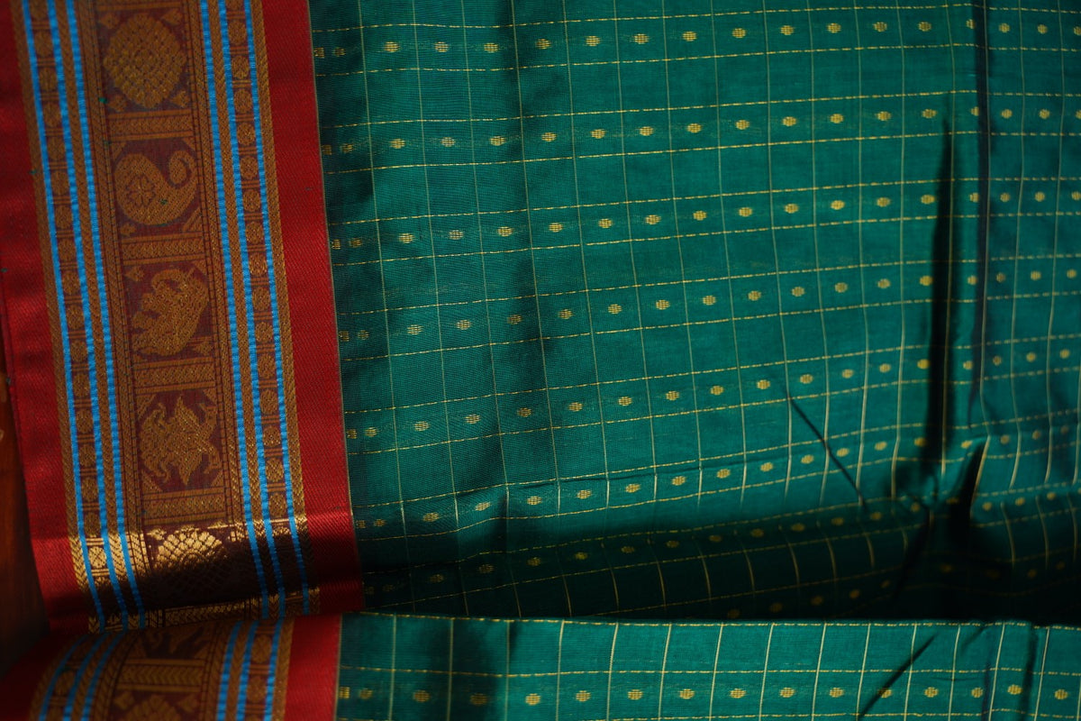 Kanchi Silk Cotton Saree PC18496