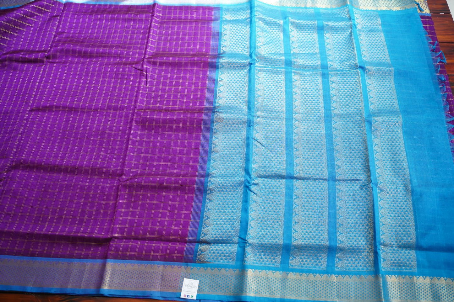 10 yards Kanchi   Handloom Silk Cotton Saree PC11783