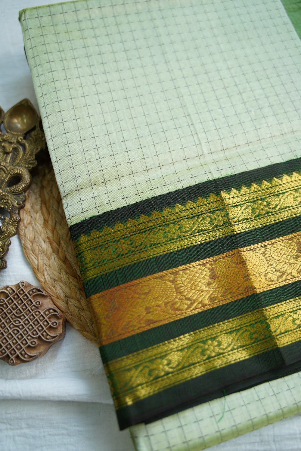 Kanchi Silk Cotton Saree PC18487