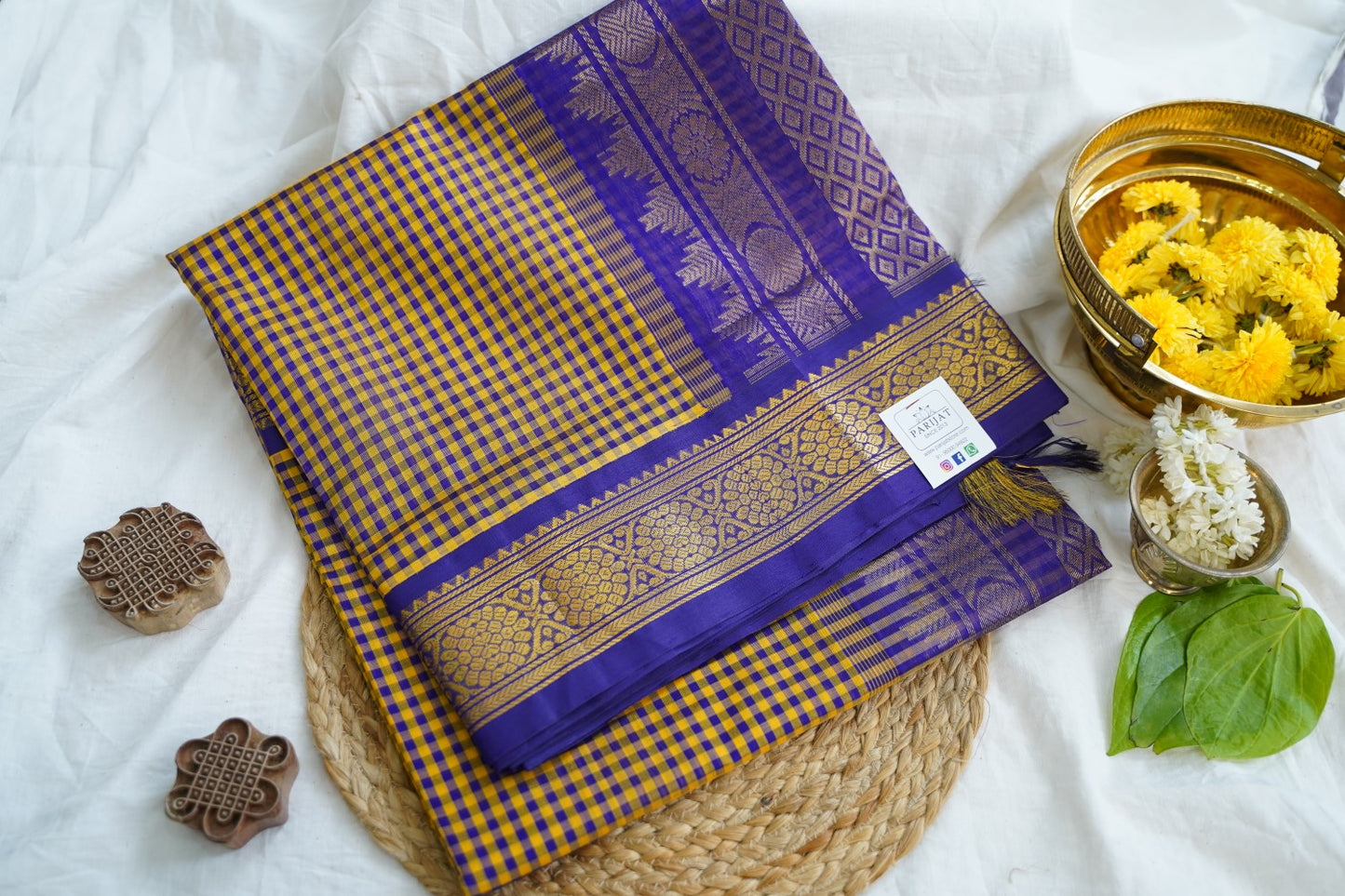 Kanchi Handloom Silk Cotton Saree PC14801