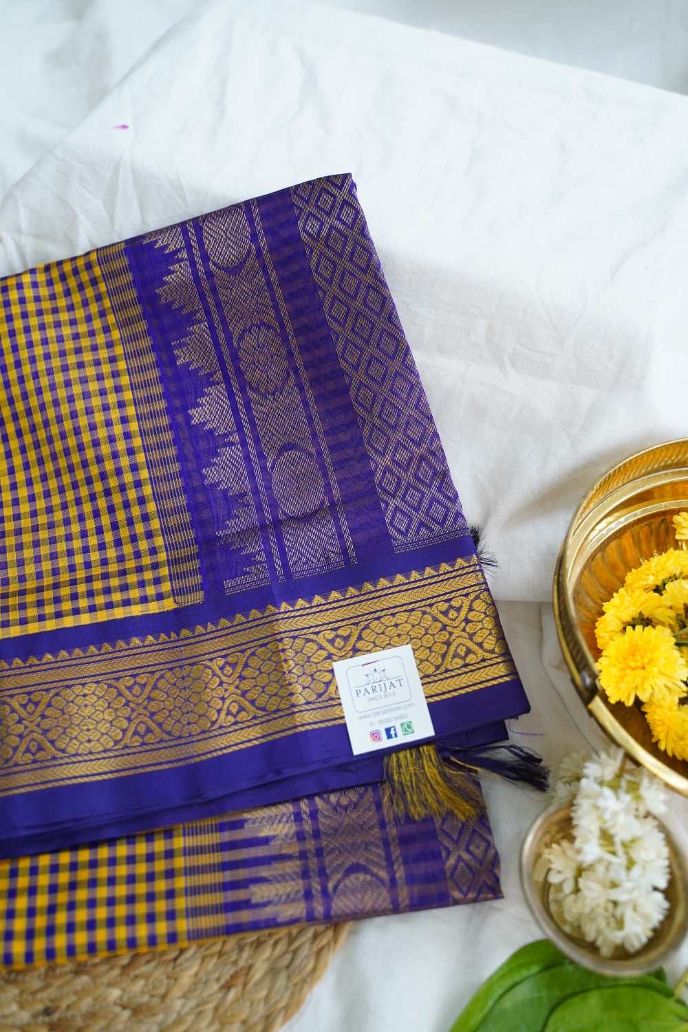 Kanchi Handloom Silk Cotton Saree PC14801