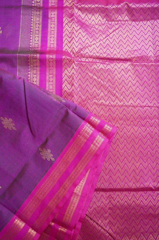 10 yards Kanchi  Handloom Silk Cotton Saree PC11784