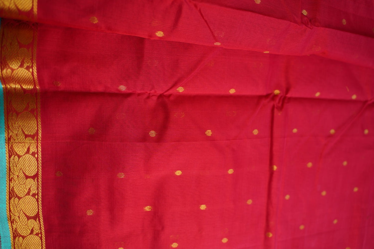 Kanchi Handloom Silk Cotton Saree PC18498