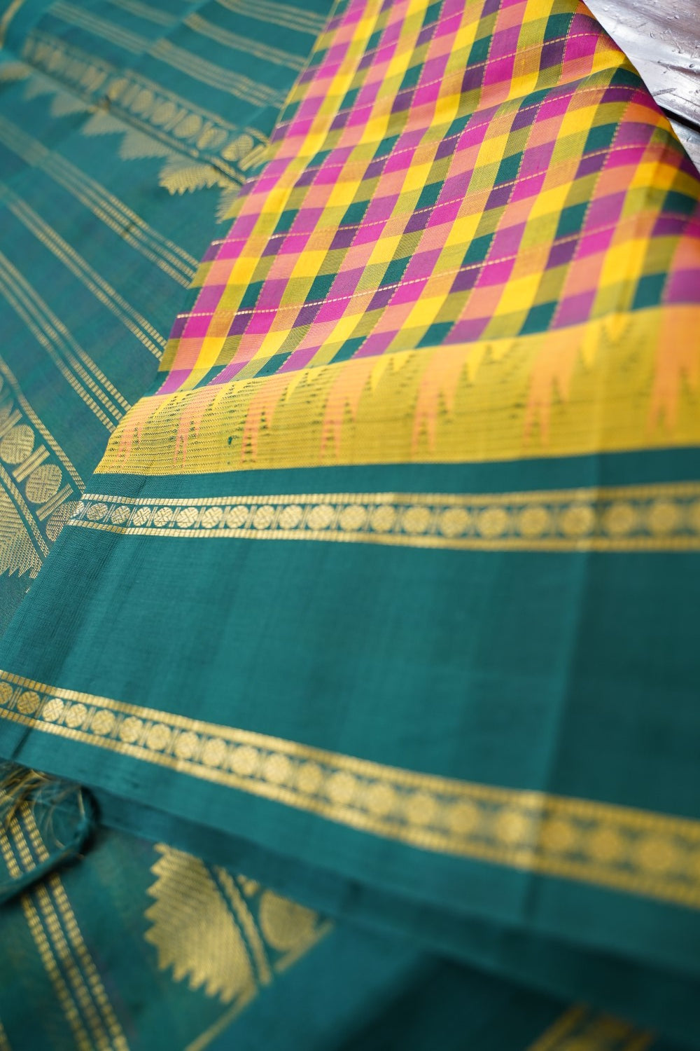 Kanchi Handloom Silk Cotton Saree PC17365