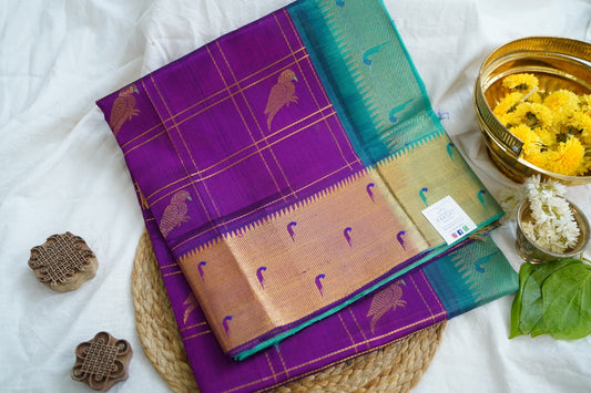 Kanchi Handloom Silk Cotton Saree PC14808