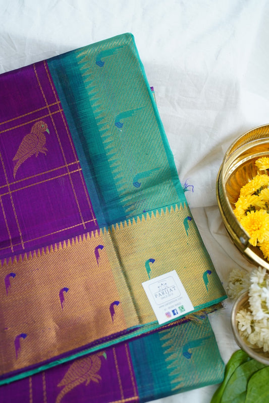 Kanchi Handloom Silk Cotton Saree PC14808