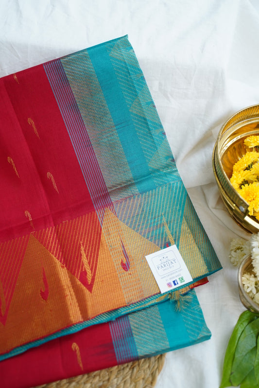 Kanchi Handloom Silk Cotton Saree PC14807
