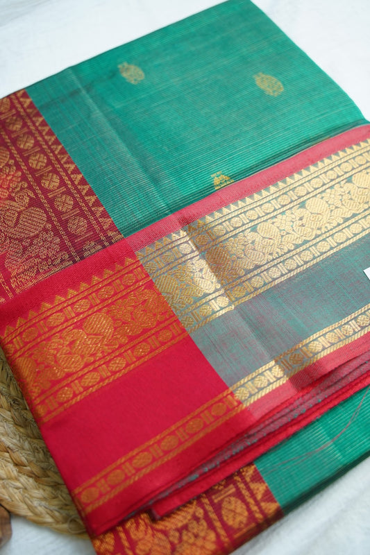 Kanchi Handloom Silk Cotton Saree PC18499