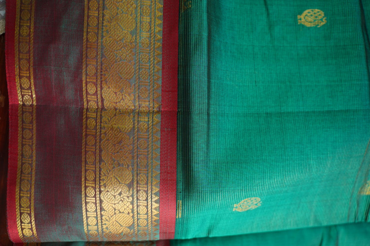 Kanchi Handloom Silk Cotton Saree PC18499