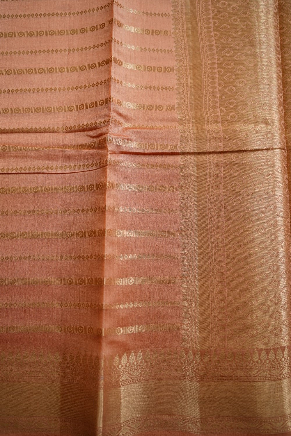 Biscuit brown Banarasi silk cotton  Saree  PC11763