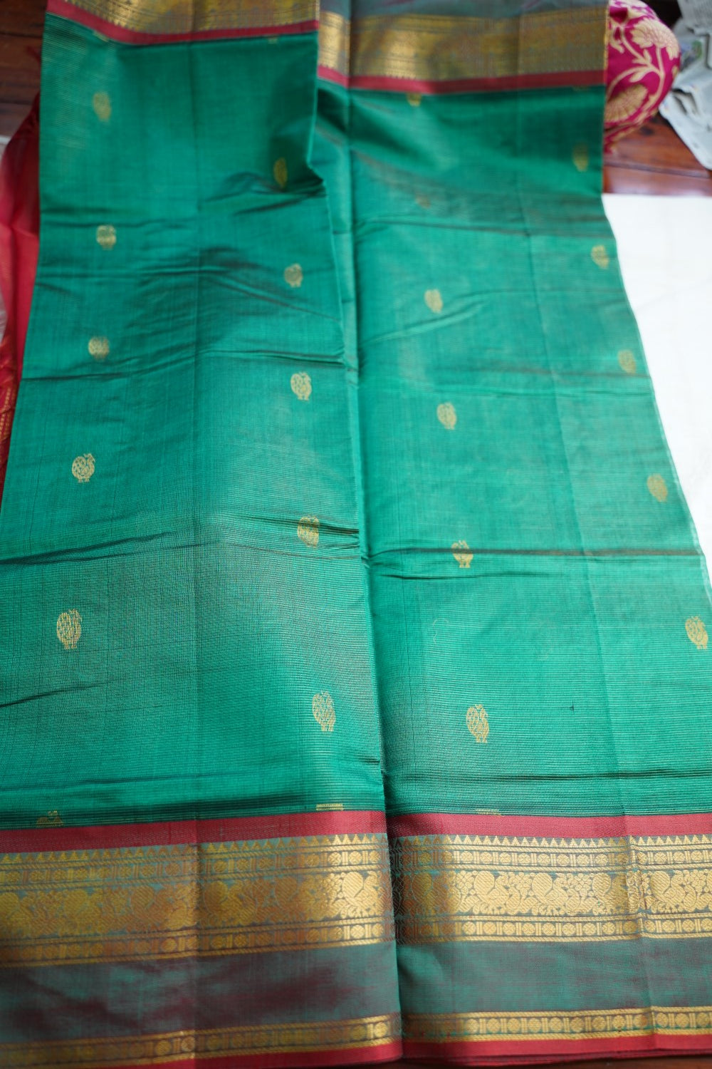 Kanchi Handloom Silk Cotton Saree PC18499