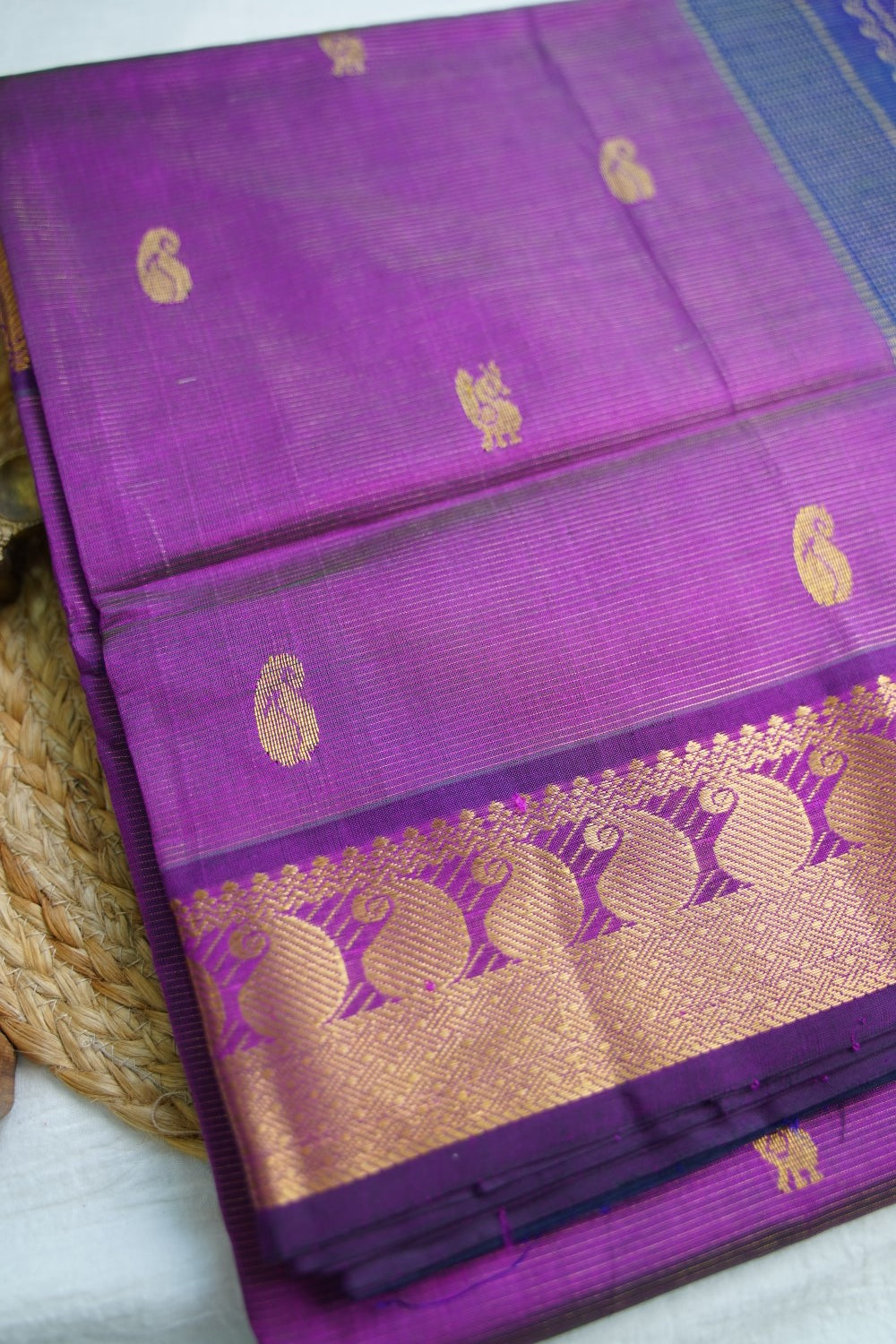 Kanchi Handloom Silk Cotton Saree PC18500