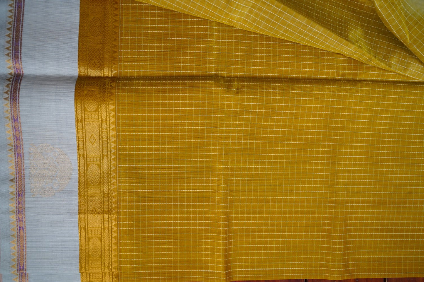 Kanchi Handloom Silk Cotton Saree pc16323