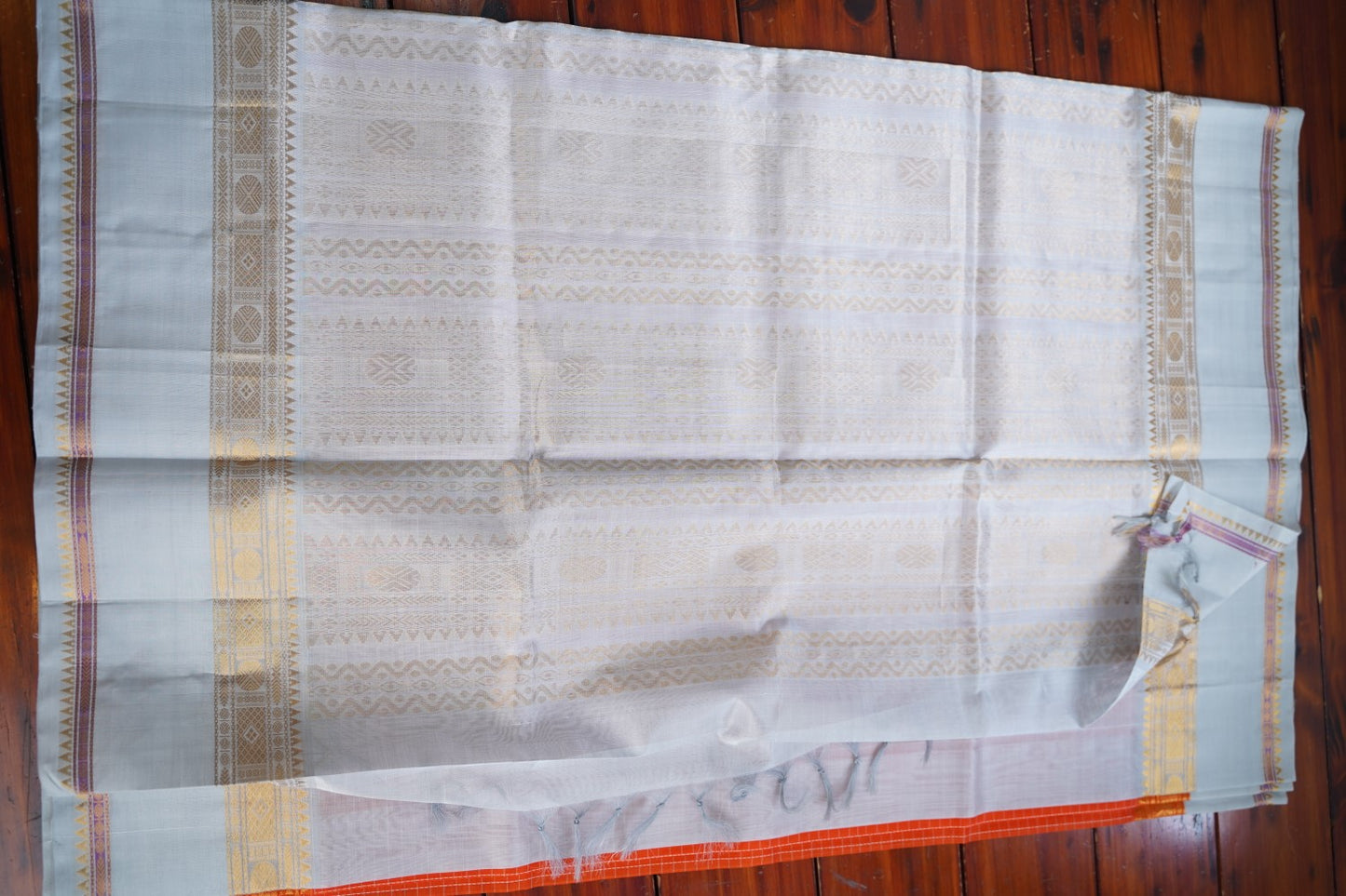 Kanchi Handloom Silk Cotton Saree pc16326