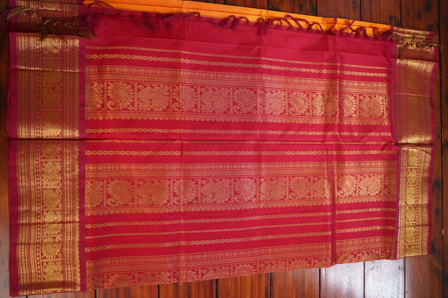 Kanchi Handloom Silk Cotton Saree pc16307