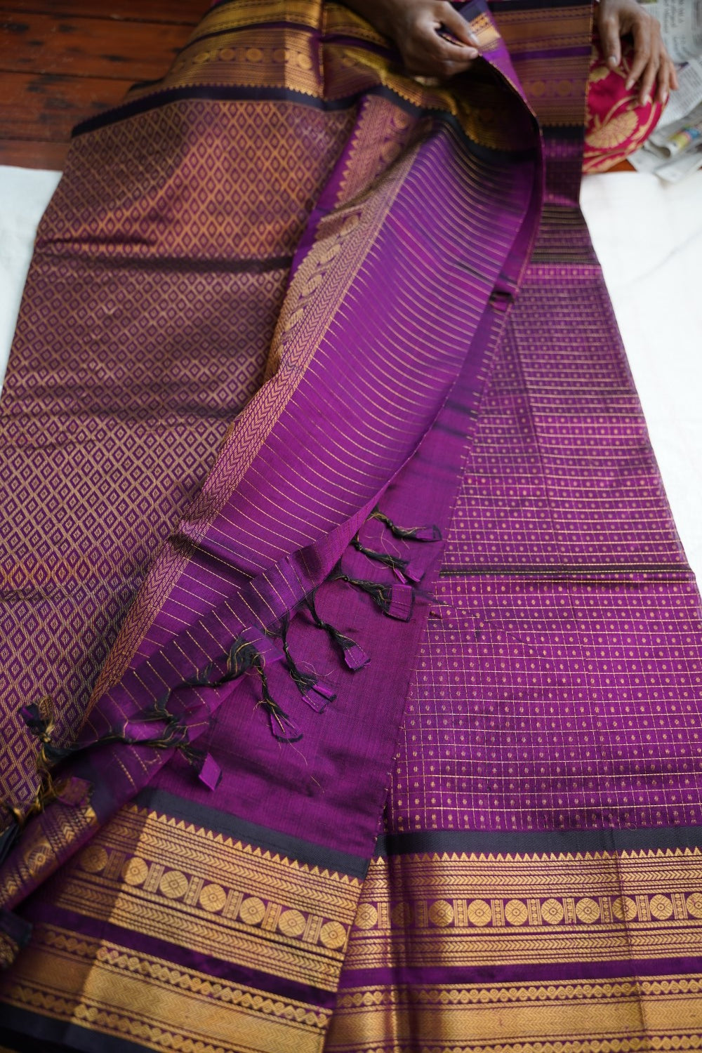 Kanchi Silk Cotton Saree PC18489