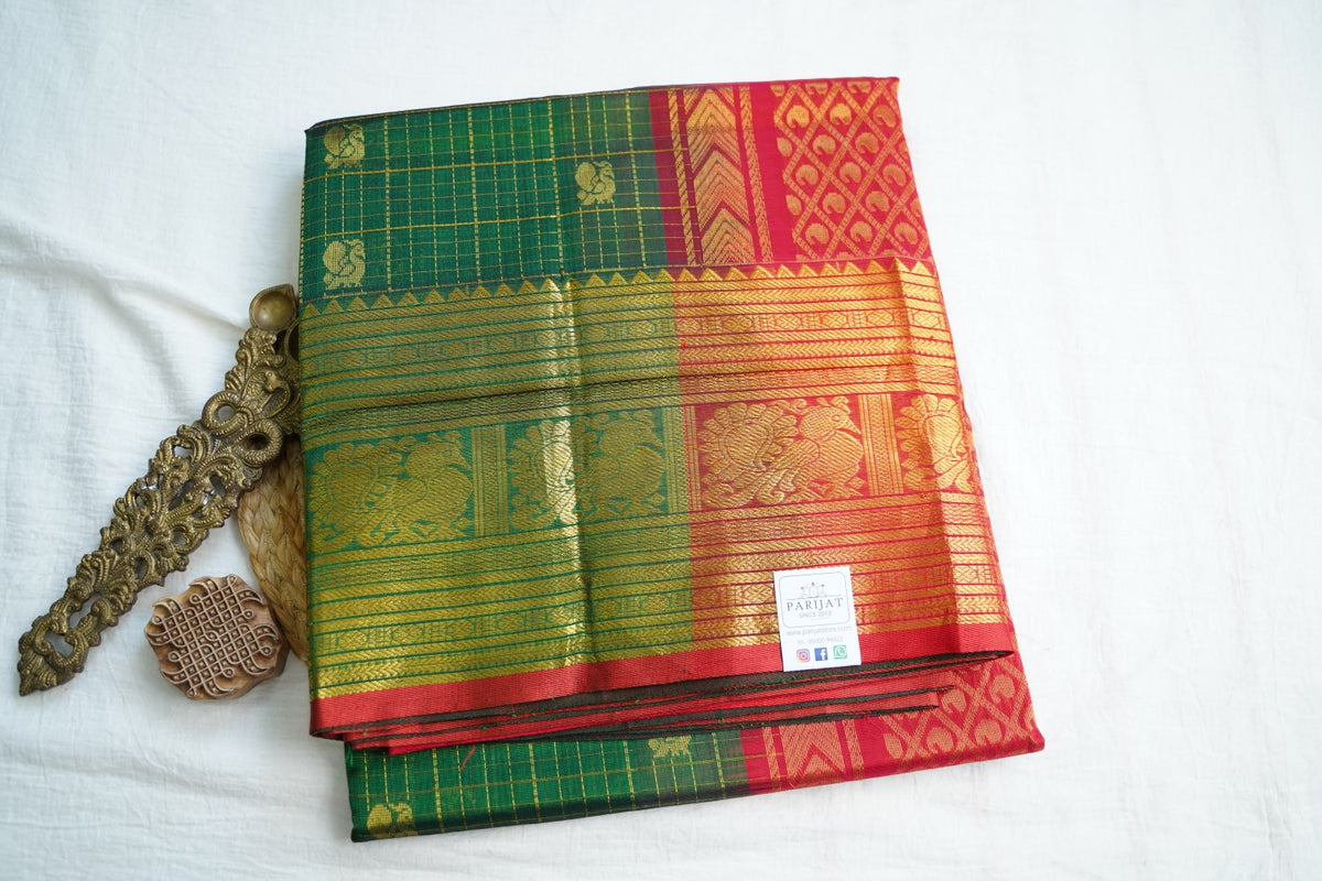 Kanchi Silk Cotton Saree PC18492