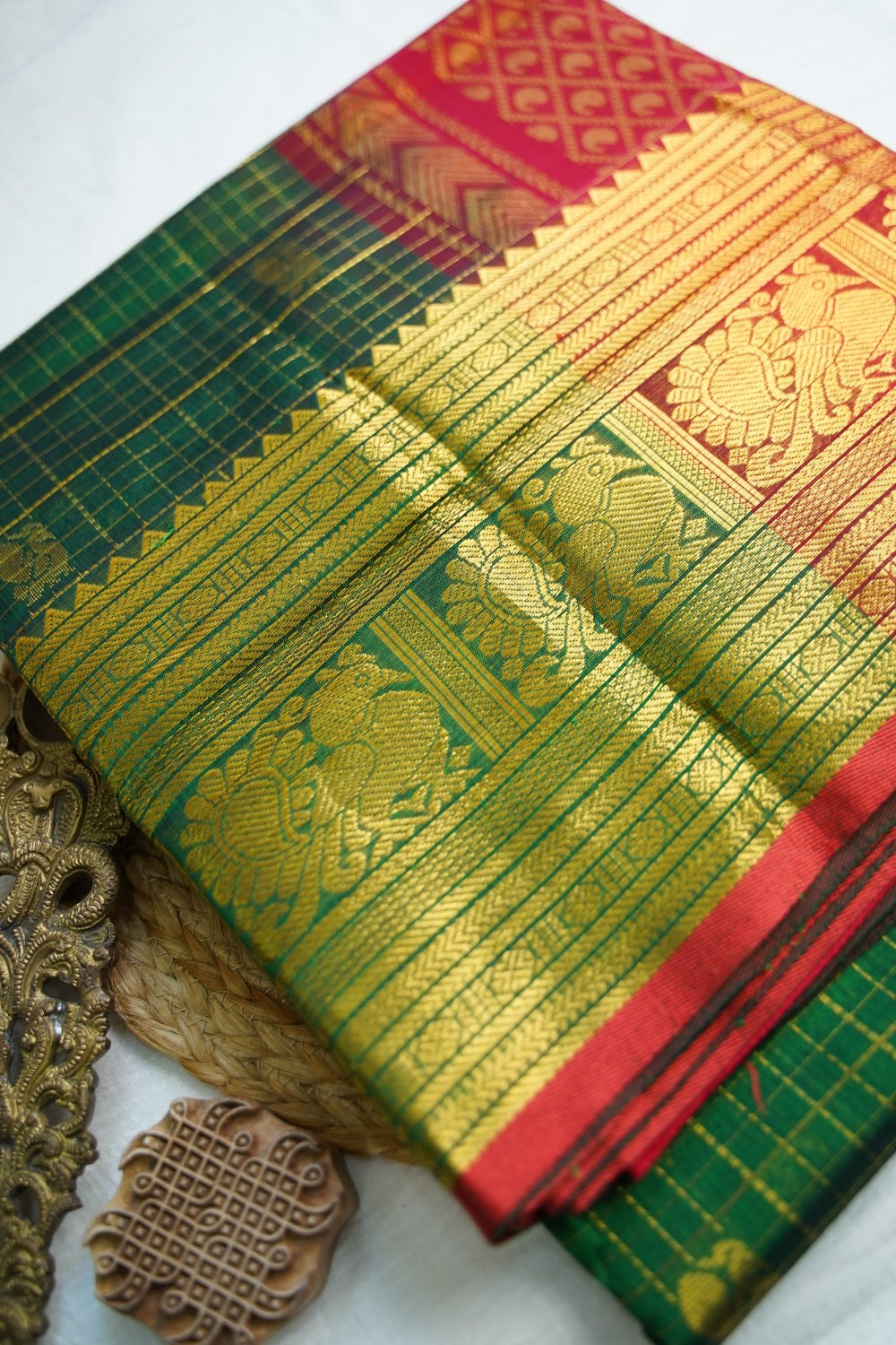 Kanchi Silk Cotton Saree PC18492