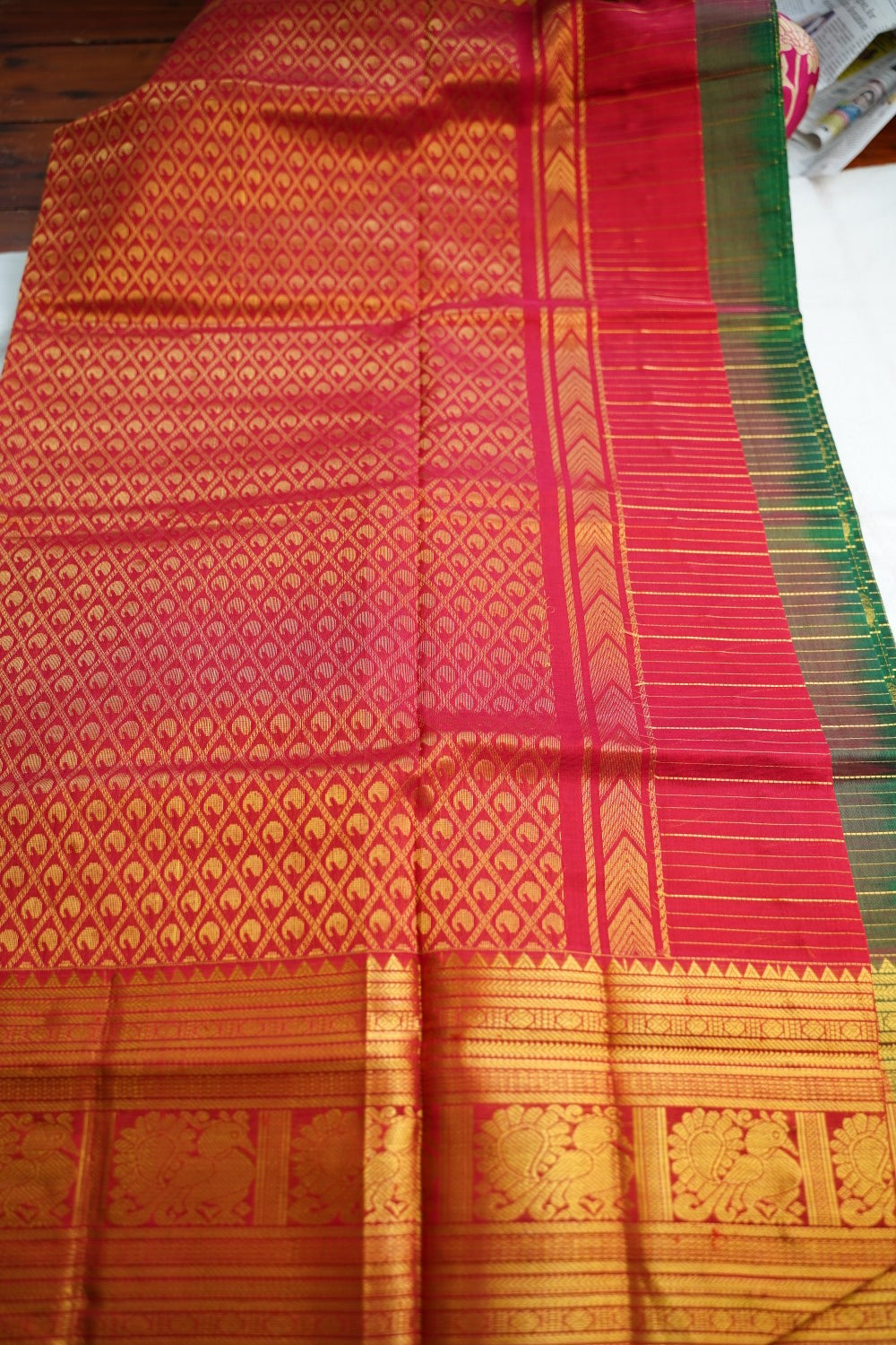 Kanchi Silk Cotton Saree PC18492