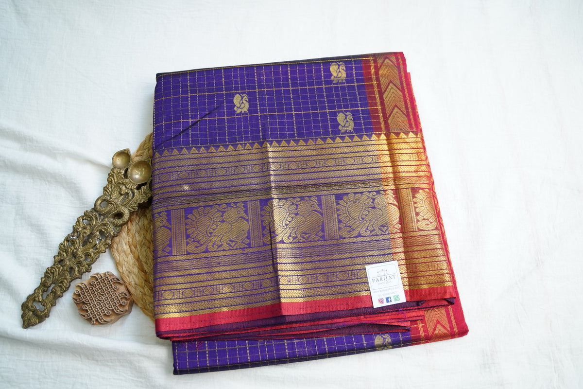 Kanchi Silk Cotton Saree PC18491
