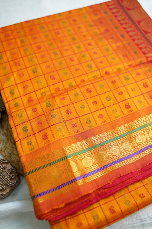Kanchi Silk Cotton Saree PC18490